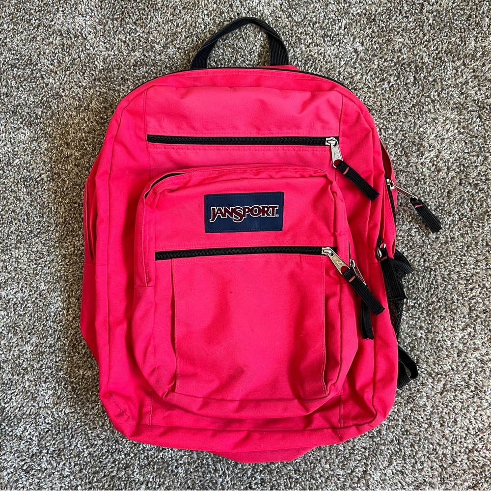 Pink Jansport Backpack